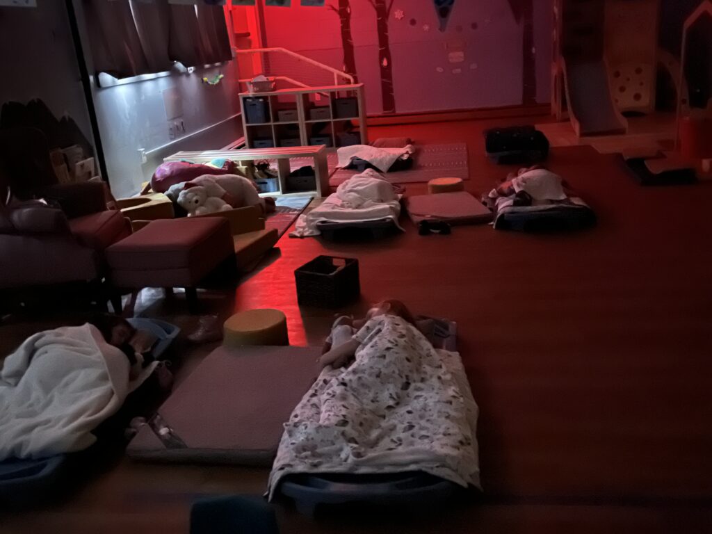 Extended Day offers children a chance to rest or sleep.